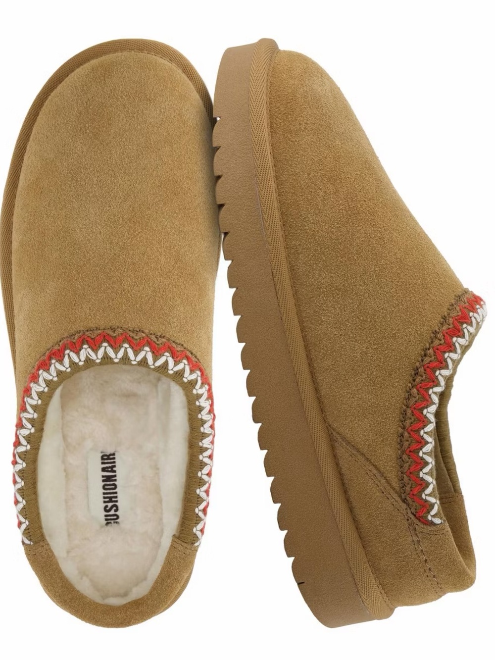 CUSHIONAIRE Women's Keto Slip-On Suede Mule Slipper